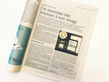 Article tout immo nouveau site internet Moser Vernet et Cie SA